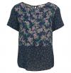 ESPRIT Bluse, Floral, Kur...