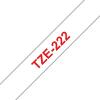 Brother TZe-222 Schriftband 9mm x 8m rot auf weiß 