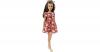 Barbie Fashionistas Puppe im roten Kleid mit Kätzc