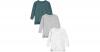 Langarmshirts 3er-Pack Gr. 140 Jungen Kinder