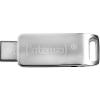 Intenso 32GB cMobile Line USB 3.0/USB C Stick silb