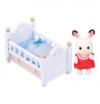 Sylvanian Families Hasenbaby mit Bett