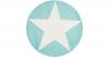 Kinderteppich STAR mint/w...