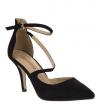 Buffalo Sling-Pumps, Velours-Optik, Riemchen, Pfen