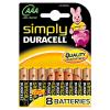 DURACELL Simply Batterie Micro AAA LR3 8er Blister