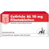 Cetirizin AL 10 mg Filmta