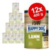 Sparpaket Happy Dog Pur 12 x 400 g - Mix (je 3x La