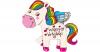Figuren-Folienballon Pony Rainbow