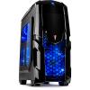 InterTech Q2 Illuminator Blau Midi Tower ATX Gehäu