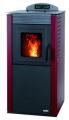 Rowi Pellet-Heizofen 9,6 kW bordeaux