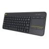 Logitech K400 Plus Kabellose Tastatur mit Touchpad