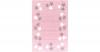 Kinderteppich BORDERSTAR, rosa/silbergrau Gr. 120 