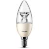 Philips LED-Kerze 6W (40W) E14 klar warmweiß dimmb