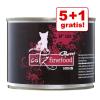 5 + 1 gratis! 6 x 200/190 g catz finefood Purrrr -