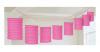 Lampiongirlande rosa, 3,6...