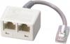 Adapter-ISDN WE8 - 2xWE8-R 0,1m