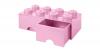 LEGO Schubladenbox Storage Brick 8er Stein rosa