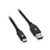 V7 USB 2.0 Kabel 1m Typ-A zu Typ-C PVC St./St. sch