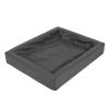 Das hygienische Hundebett, granit - L 100 x B 80 c