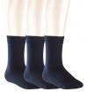 FALKE Family 3er-Pack Socken, uni, für Kinder