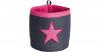 Aufbewahrungskorb Mini Stern, grau/pink