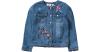 Jeansjacke mit Stickereien ...