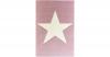 Wollteppich, BIG STAR rosa/natur Gr. 120 x 180