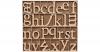 Holz-Buchstaben, H 8 cm, ...