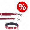 Hunter Set: Halsband Swiss + Hundeleine Swiss - Ha