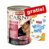 6 x 400 g Animonda Carny Adult + 30 g Milkies Anti