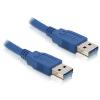 DeLOCK USB 3.0 Verbindungskabel 1m A-A 82534 blau