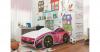 Autobett CAR inkl. Lattenrost und Matratze, pink/r