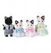 Sylvanian Families Tuxedo Katzen-Familie