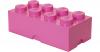 LEGO Aufbewahrungsbox Storage Brick Stein pink, 8 