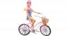 Barbie Puppe mit Fahrrad