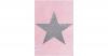 Teppich, STAR rosa/silber...