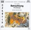 Betrachtung - 1 CD - Anthologien/Gedichte/Lyrik