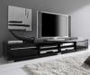 TV Lowboard Corina 208x31 cm Schwarz 2 KlappfÃ¤che