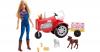 Barbie Bäuerin Puppe und Traktor Spielset