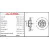 Bremsscheibe Vorderachse belüftet, 320 mm Durchmes