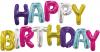 Folienballon Schriftzug Happy Birthday