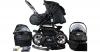 Kombi Kinderwagen Milano, 10 tlg., black edition