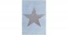 Teppich, STAR blau/silber...