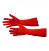 Orlob Karneval Satin-Handschuhe, rot