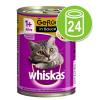 Whiskas 1+ Dosen 24 x 400 g - 1+ mit Rind in Terri