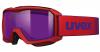 Skibrille flizz red mat d