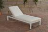 Polyrattan Sonnenliege RIMINI inkl. 6 cm dicker Au